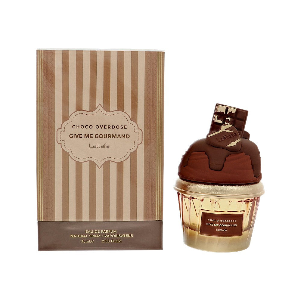 Lattafa Give Me Gourmand Choco Overdose Eau de Parfum for Men â€” 2.53 oz