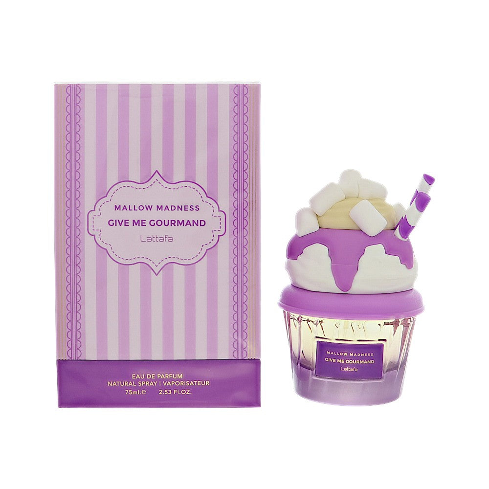 Lattafa Give Me Gourmand Mallow Madness Eau de Parfum for Men â€” 2.53 oz