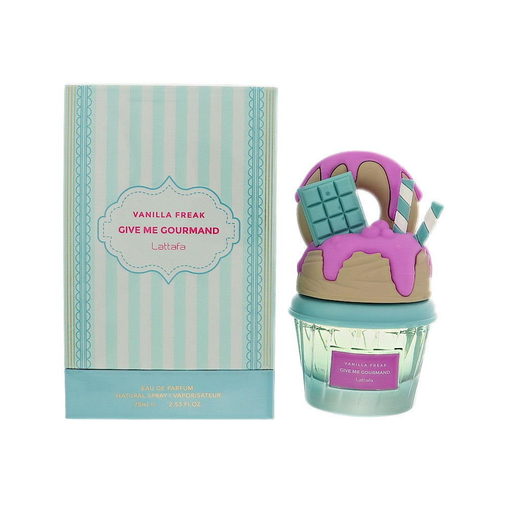 Lattafa Give Me Gourmand Vanilla Freak Eau de Parfum for Men â€” 2.53 oz