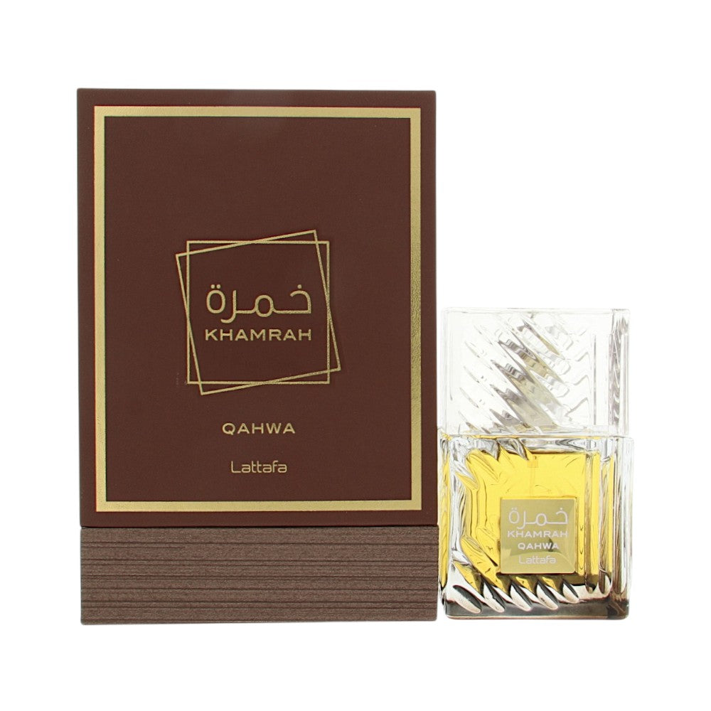 Lattafa Khamrah Qahwa Eau de Parfum for Men â€” 3.4 oz