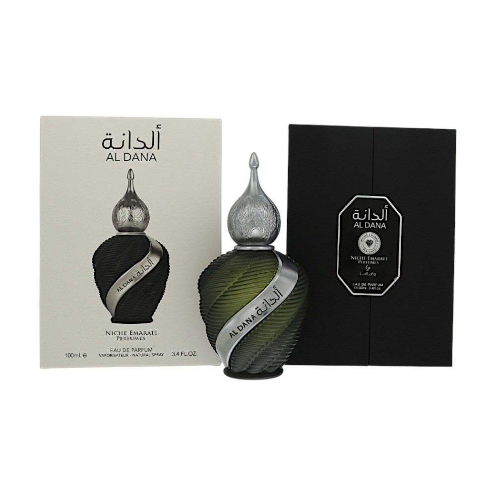 Lattafa Niche Emarati Al Dana Eau de Parfum for Men â€” 3.4 oz