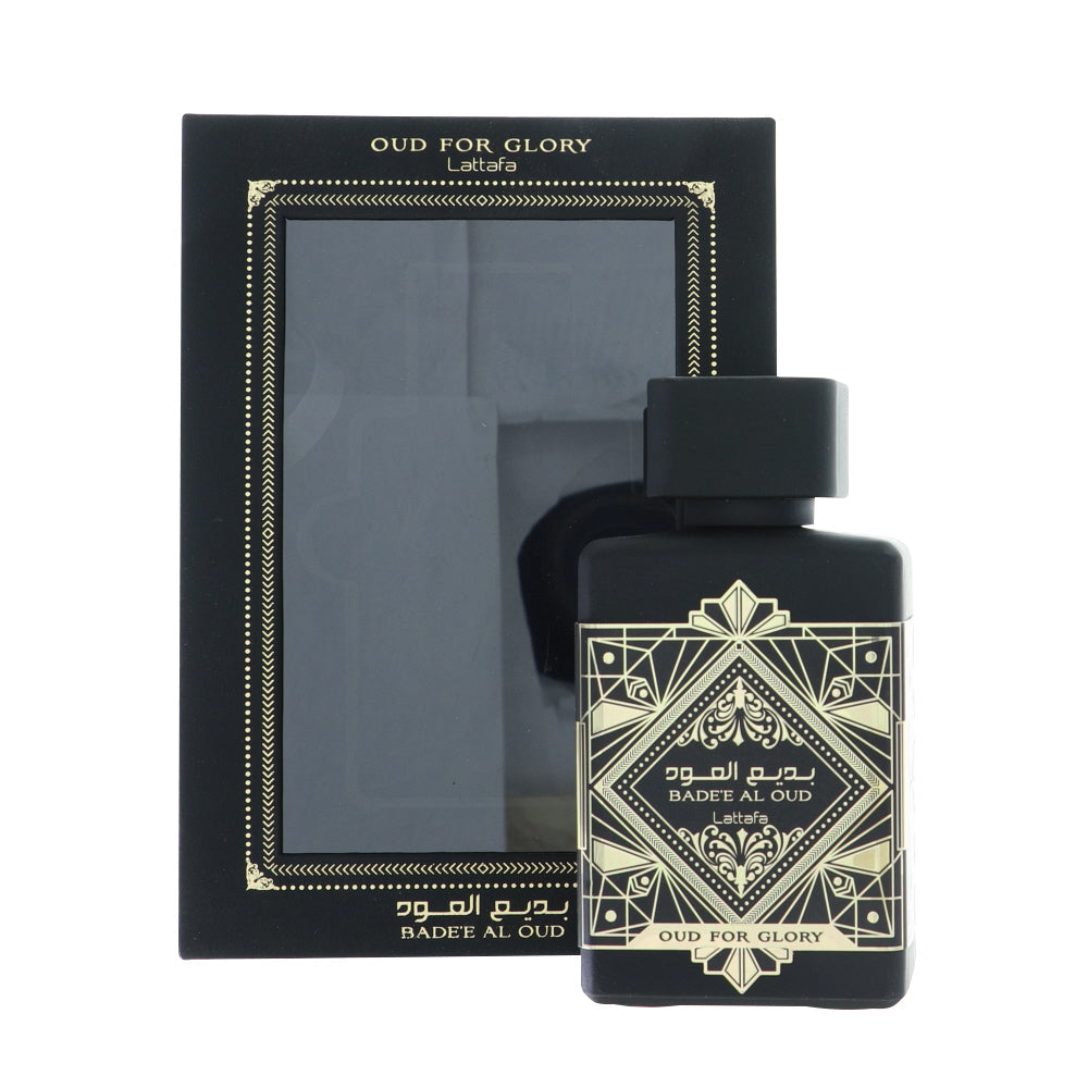 Lattafa Badee Al Oud For Glory Eau de Parfum for Men â€” 3.4 oz