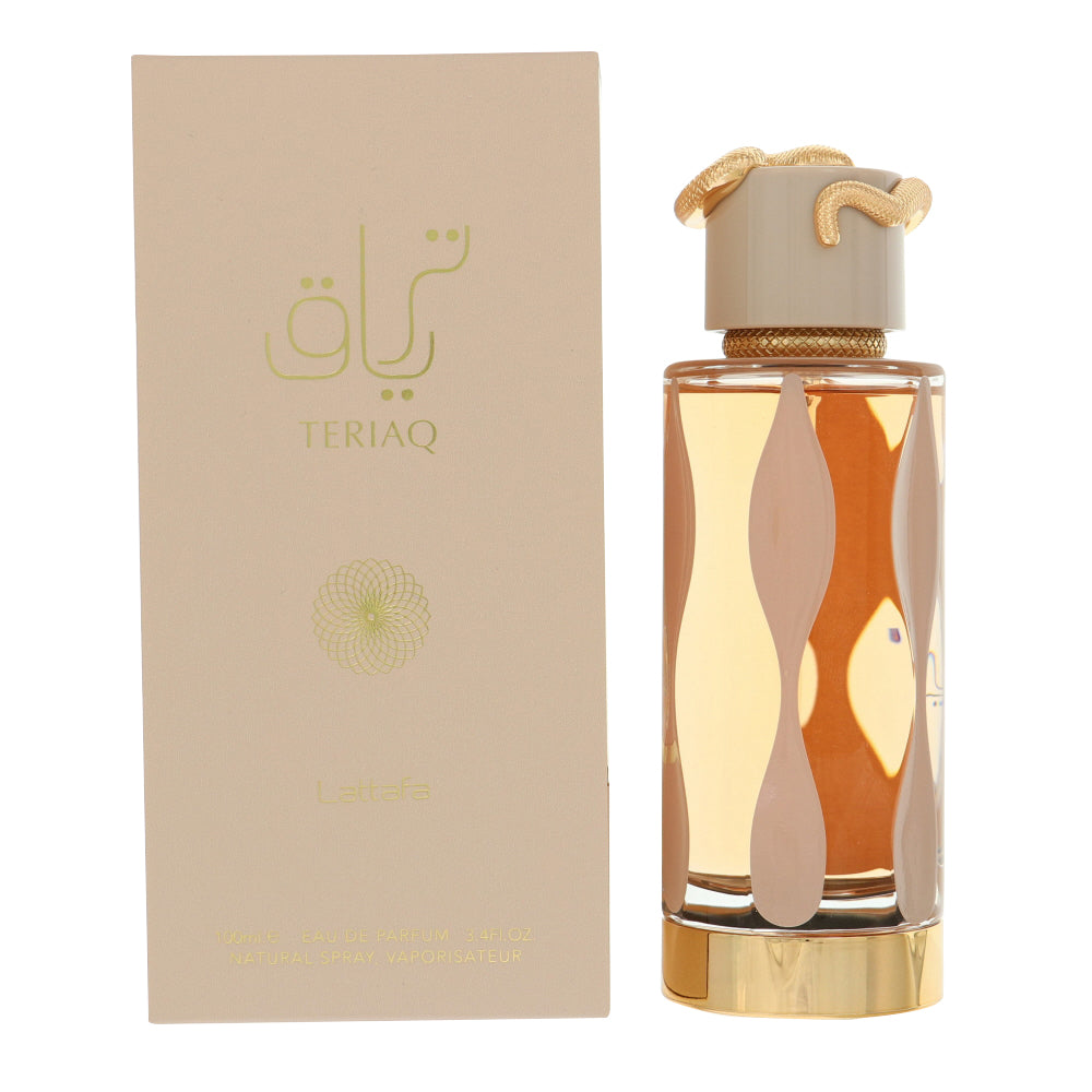 Lattafa Teriaq Eau de Parfum for Men â€” 3.4 oz