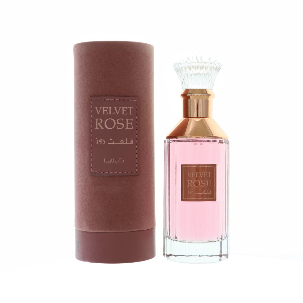 Lattafa Velvet Rose Eau de Parfum for Men â€” 3.4 oz