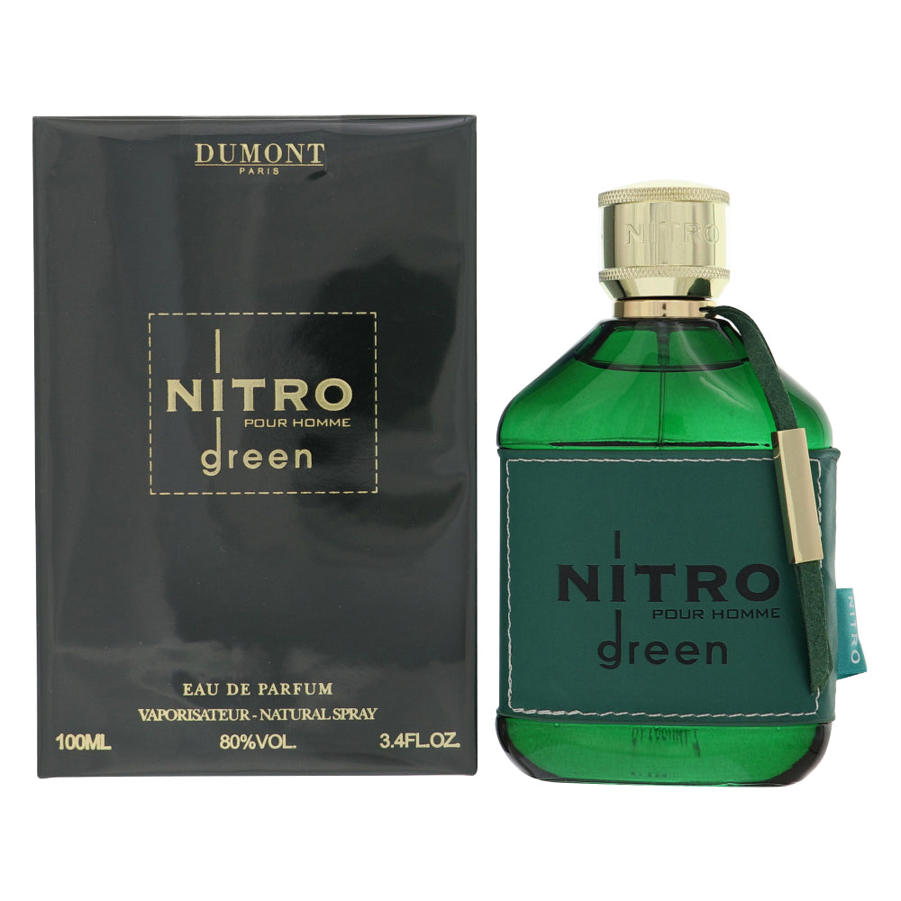Dumont Nitro Green Eau de Parfum for Men â€” 3.4 oz
