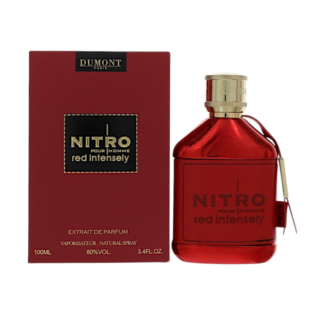 Dumont Nitro Red Intensely Extrait De Parfum for Men â€” 3.4 oz