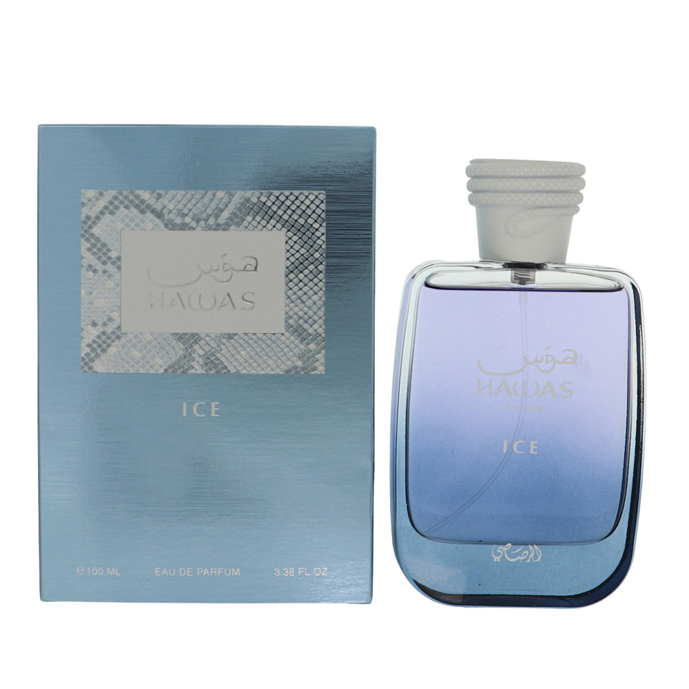 Rasasi Hawas Ice Eau de Parfum for Men â€” 3.38 oz