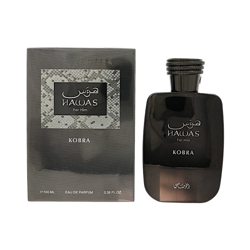 Rasasi Hawas Kobra Eau de Parfum for Men â€” 3.38 oz