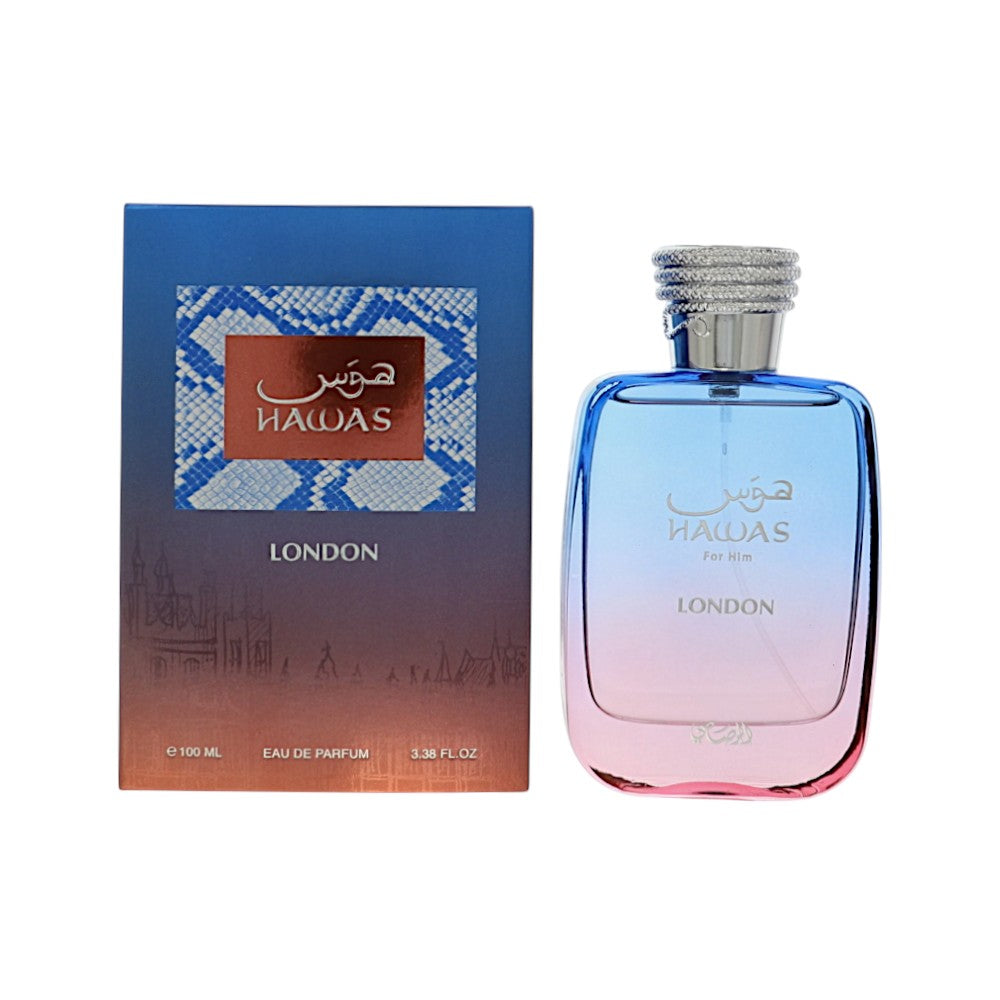 Rasasi Hawas London Eau de Parfum for Men â€” 3.38 oz
