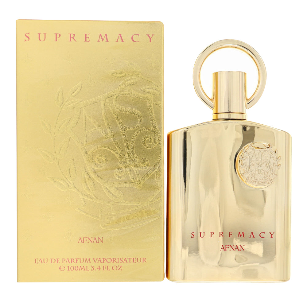 Afnan Supremacy Gold Eau de Parfum for Men â€” 3.4 oz