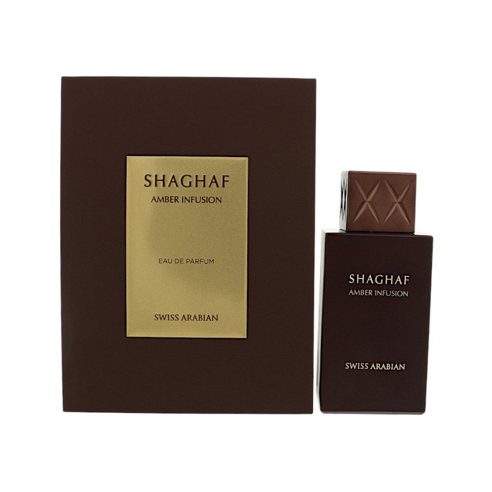 Swiss Arabian Shaghaf Amber Infusion Eau de Parfum for Men â€” 2.5 oz