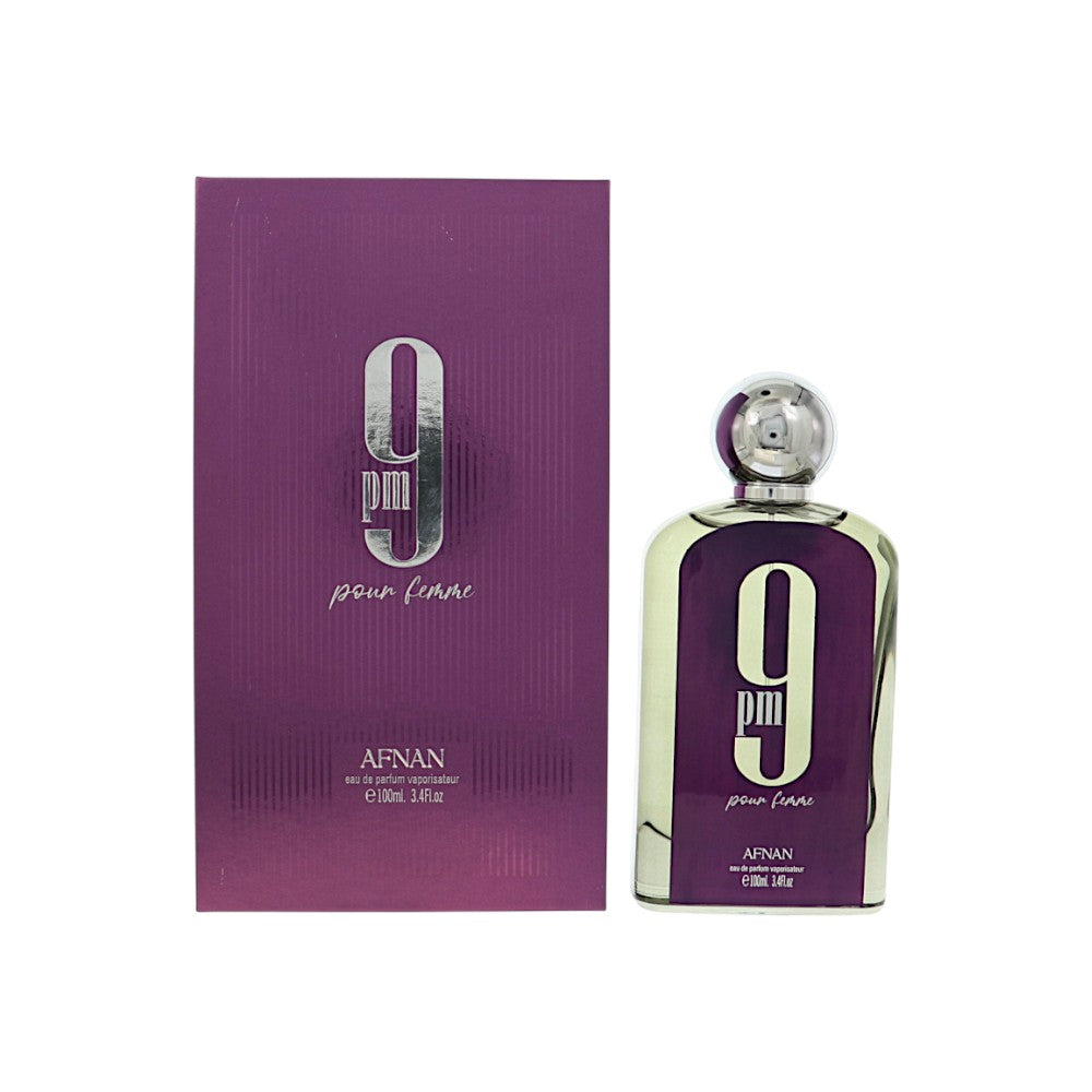 Afnan 9 Pm Femme Eau de Parfum for Women â€” 3.4 oz