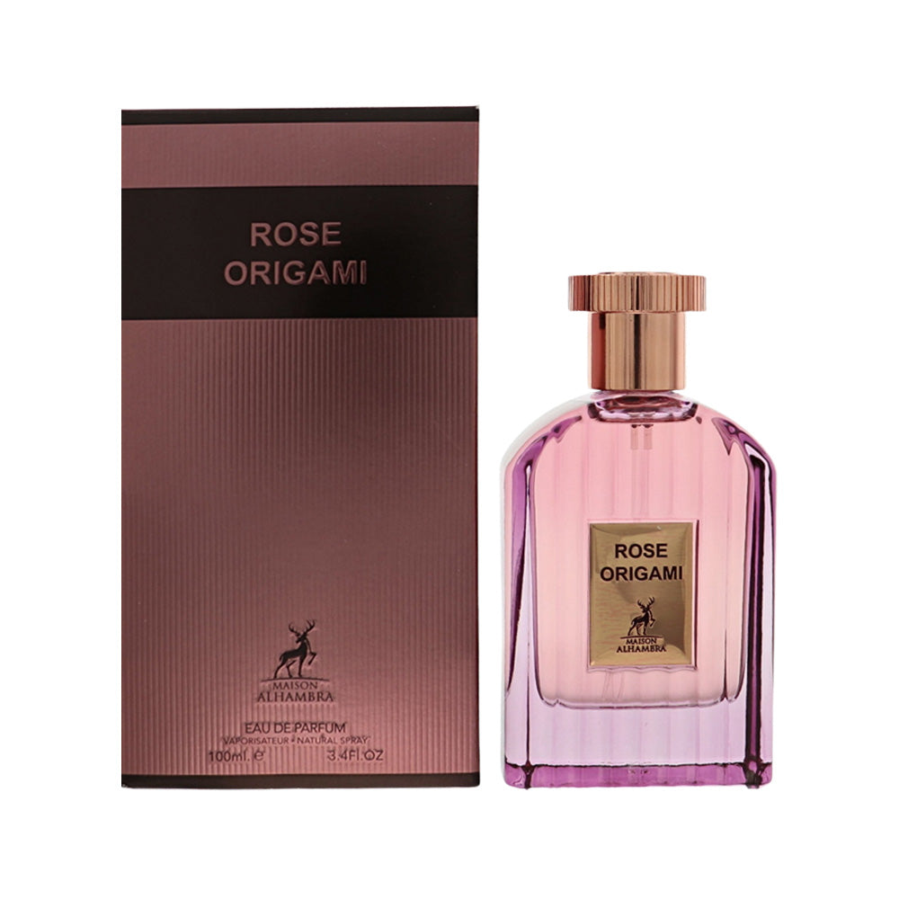 Lattafa Rose Origami Eau de Parfum for Women â€” 3.4 oz